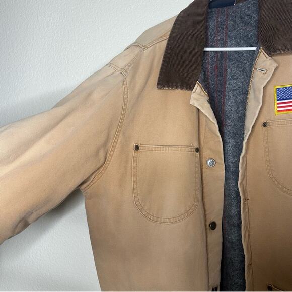 Vintage Dickies Workwear Chore Jacket Blanket Lined XL - Picture 3 of 7